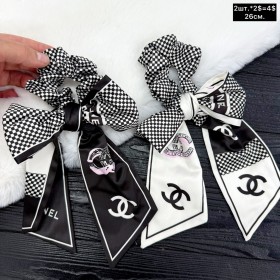 Резинки для волосся 10354 (26 см.) Ціна за 2 шт.